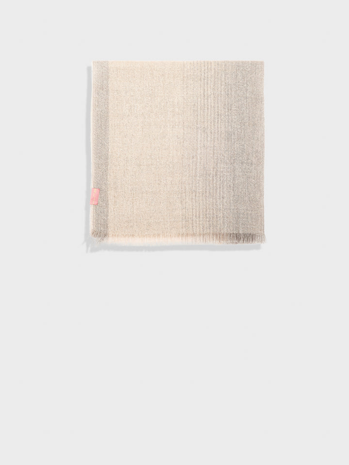 Estola Pesca De Baby Alpaca Color Gris