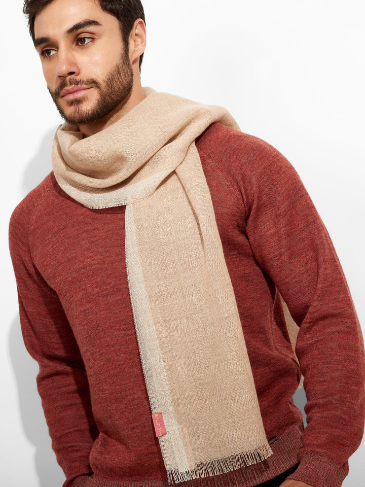 Estola Rum De Baby Alpaca Color Beige