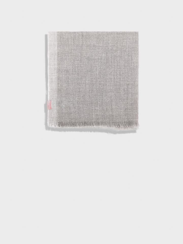 Estola Rum De Baby Alpaca Color Gris