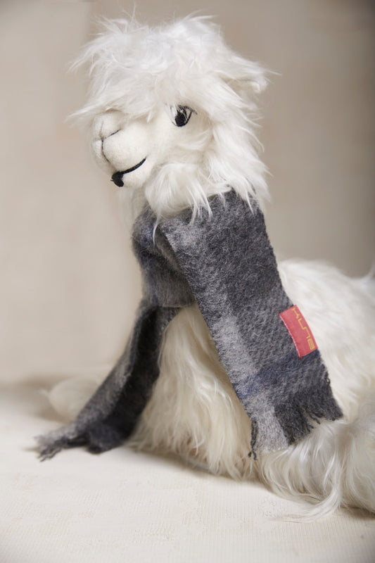 Peluche Laikka Suri De Alpaca Suri Color Ecru