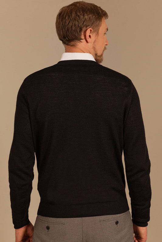 Suéter Theo De Royal Alpaca Color Black