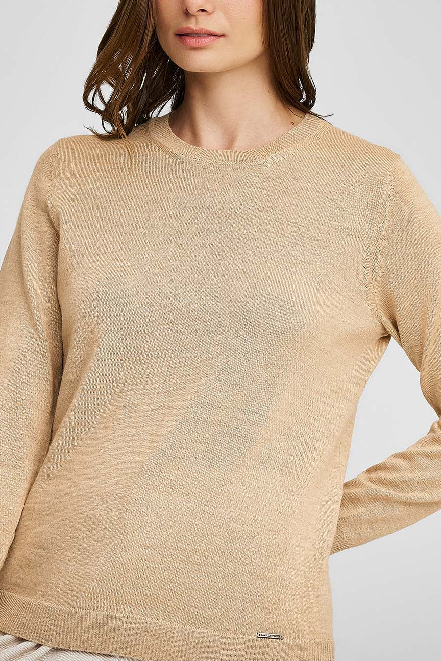 Suéter Alexia De Baby Alpaca Color Beige