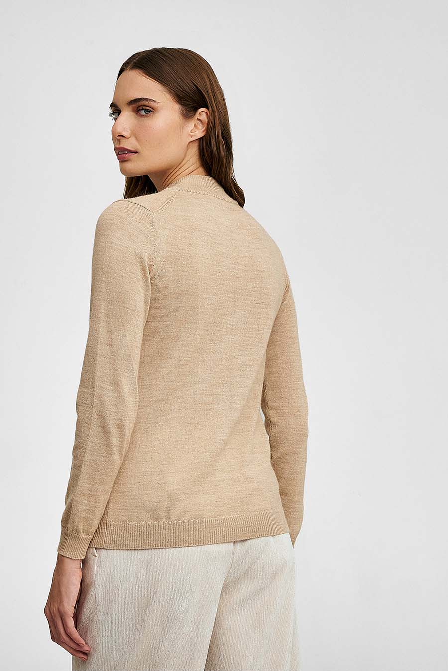 Suéter Anahi De Baby Alpaca Color Nomad