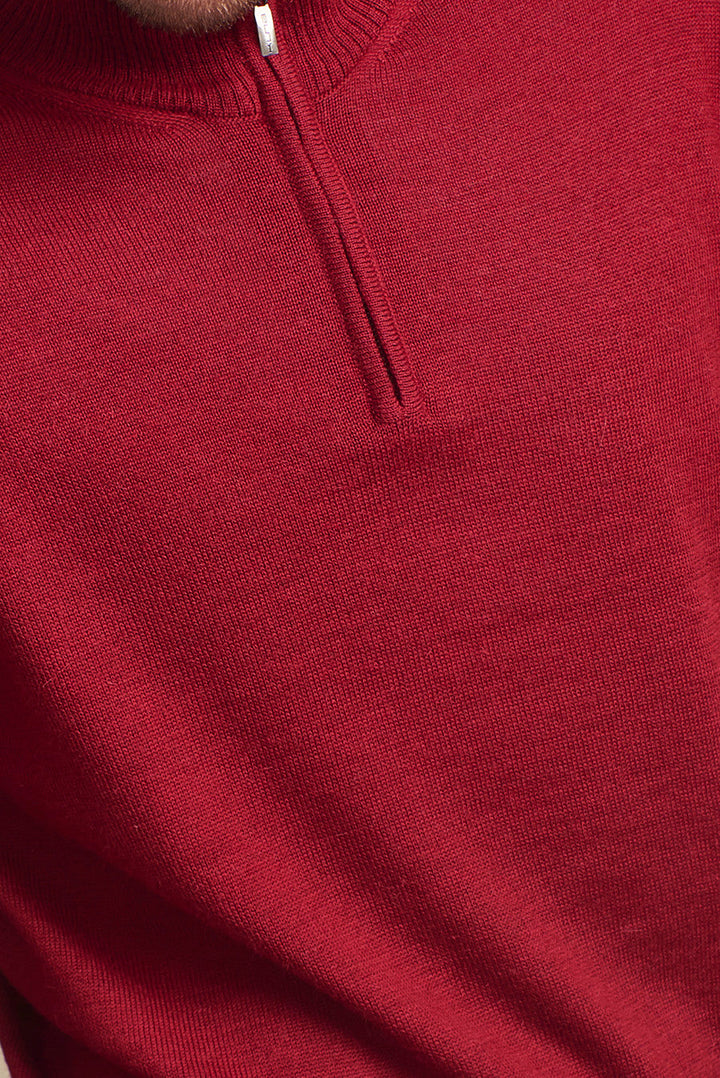 SUÉTER ALBERT DE BABY ALPACA COLOR VERMOUTH