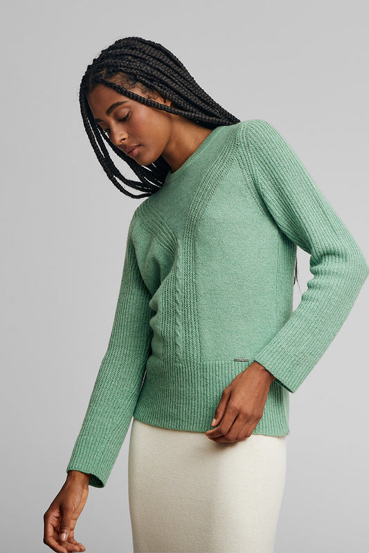 Wayra Baby Alpaca Sweater Basil Color