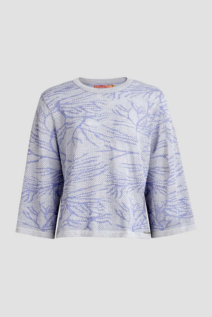 Wales Baby Alpaca & Silk Sweater in Purple