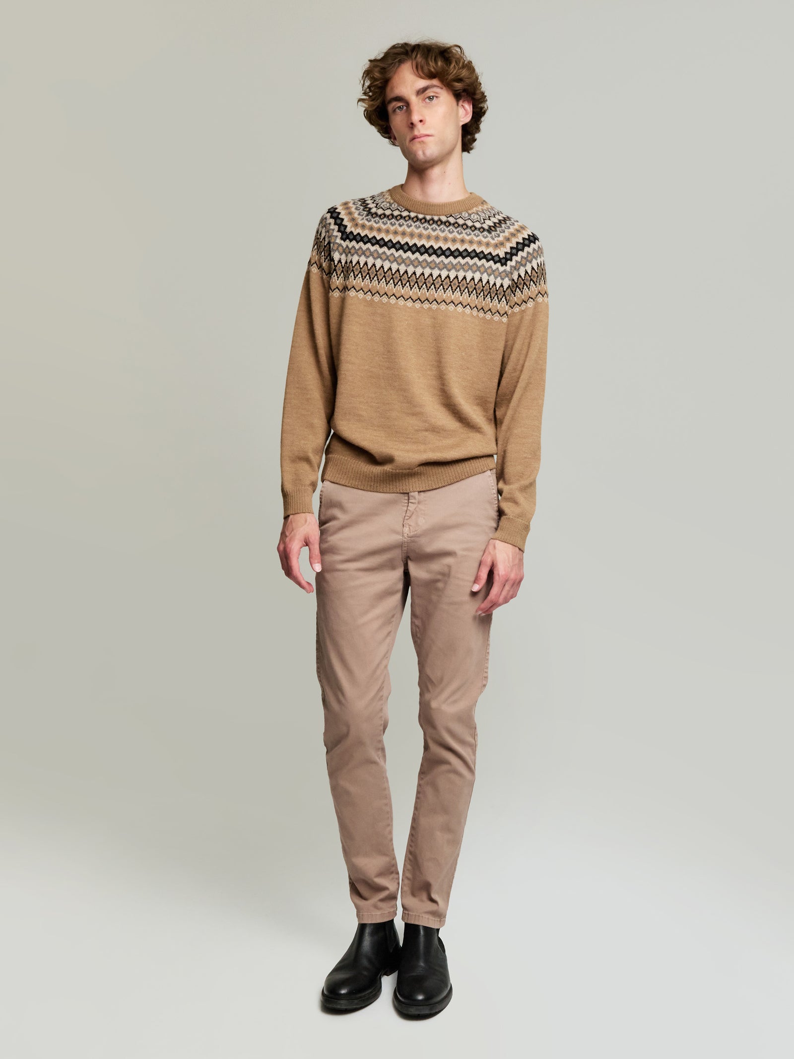 Yago Baby Alpaca Camel Sweater