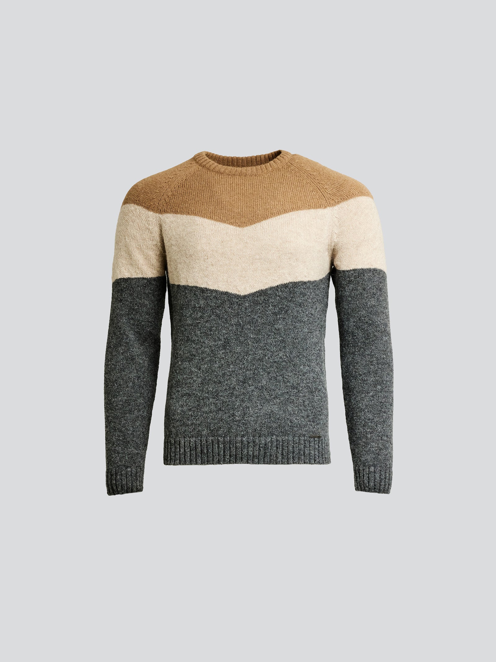 Suéter Yannick De Baby Alpaca Color Gris