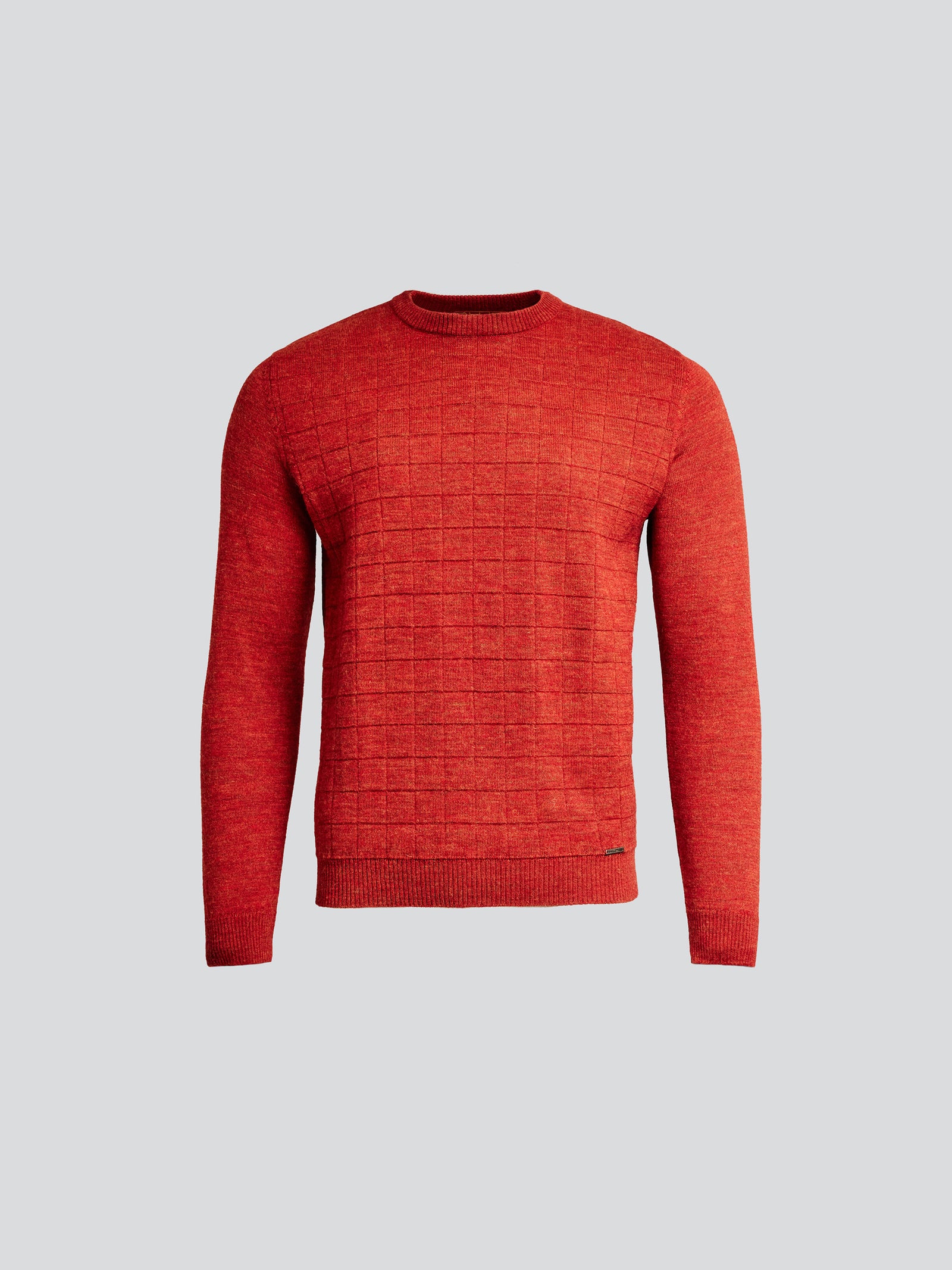 Suéter Yale De Baby Alpaca Color Naranja