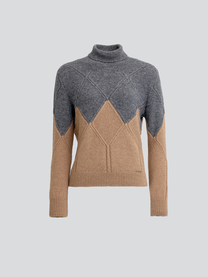 Yelissa Camel Baby Alpaca Sweater