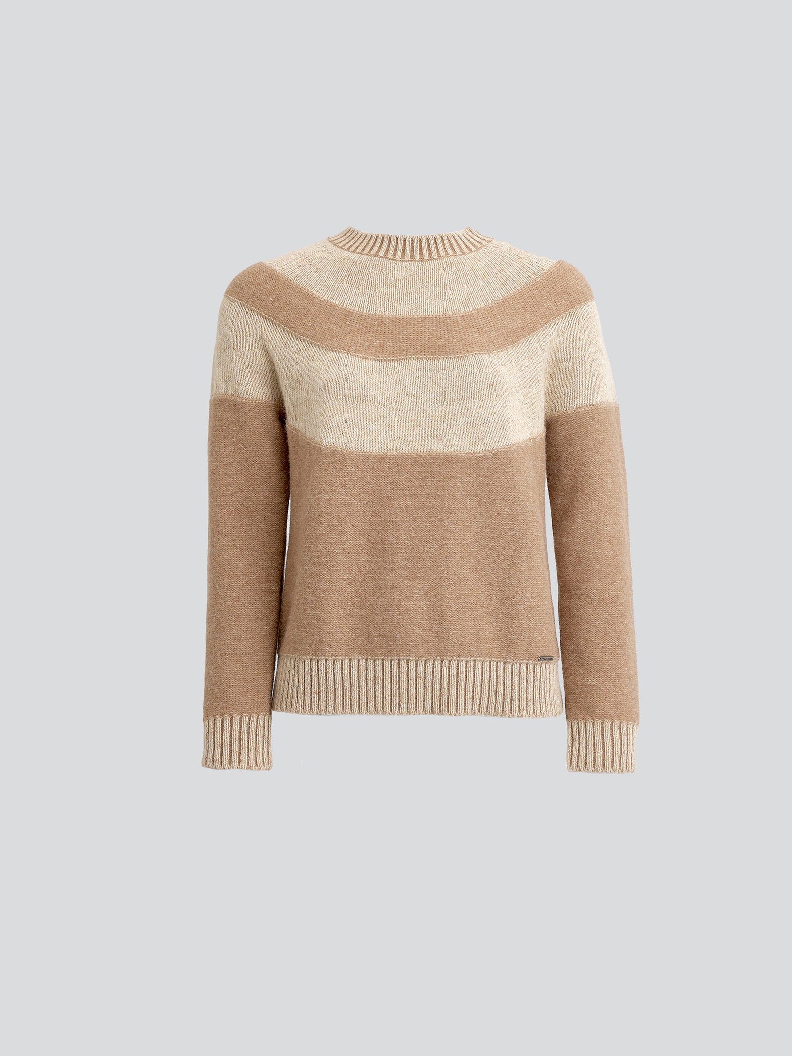 Suéter Ydris De Baby Alpaca Color Camel