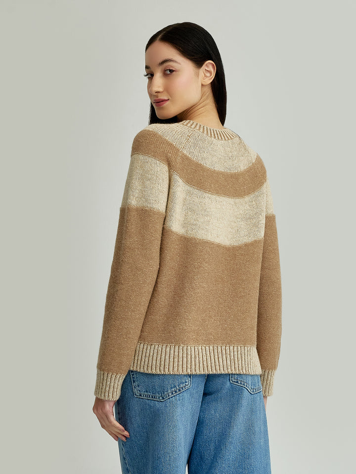 Camel Baby Alpaca Ydris Sweater