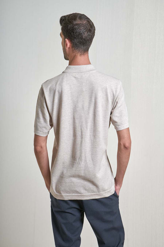 POLO UMBINO DE ALGODÓN COLOR BEIGE