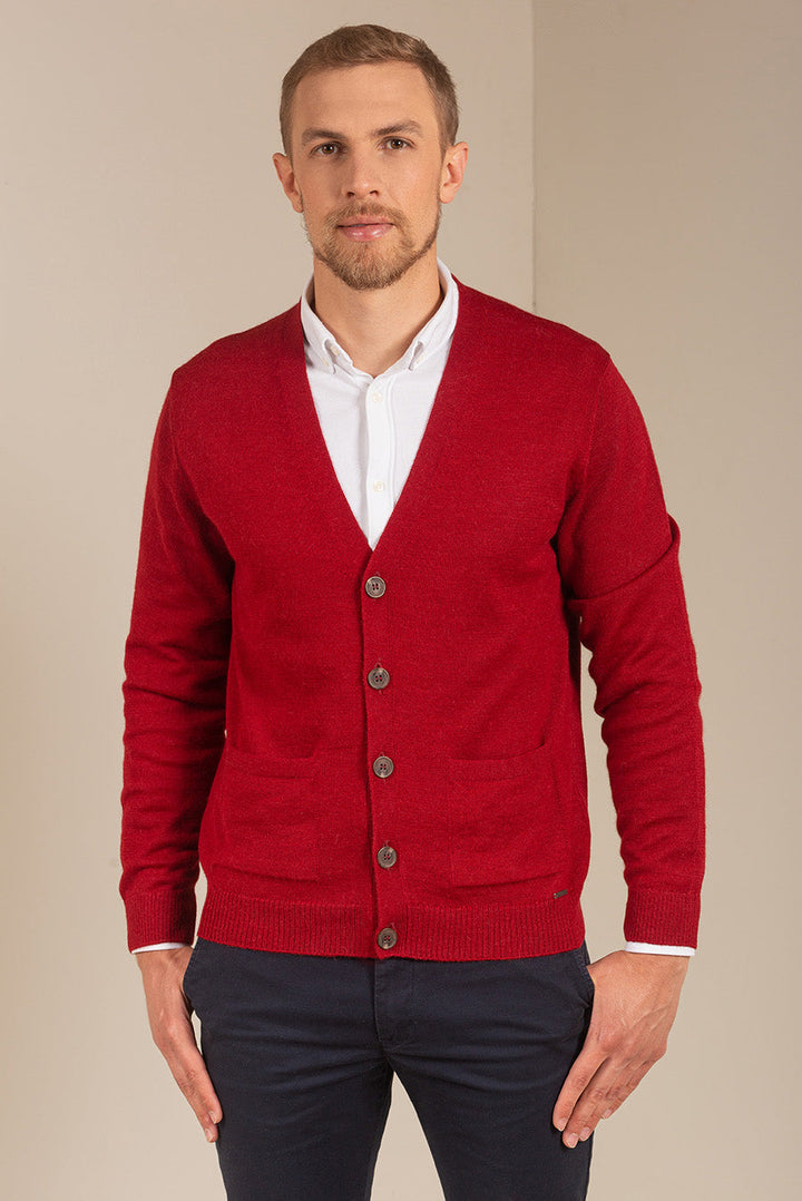 CARDIGAN ANTONY DE BABY ALPACA VERMOUTH COLOR