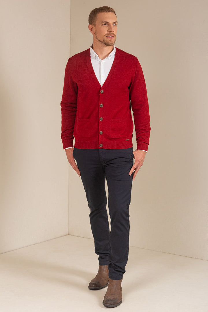 CARDIGAN ANTONY DE BABY ALPACA VERMOUTH COLOR