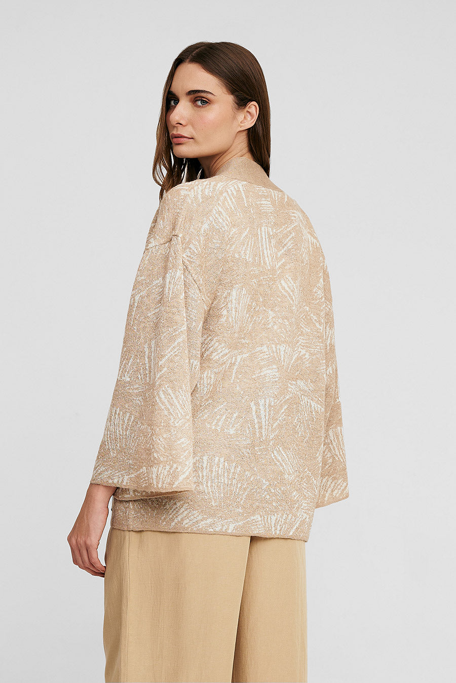 Cárdigan Waikiki De Baby Alpaca Color Beige
