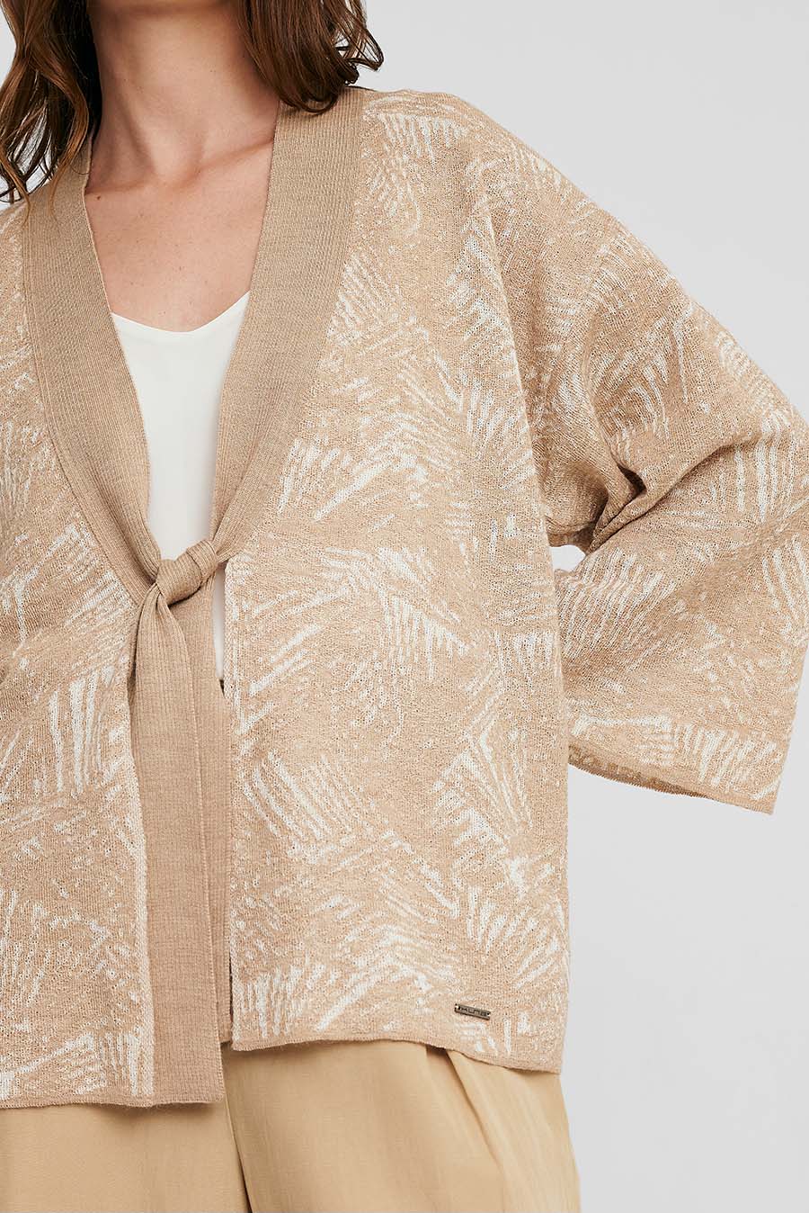 Cárdigan Waikiki De Baby Alpaca Color Beige