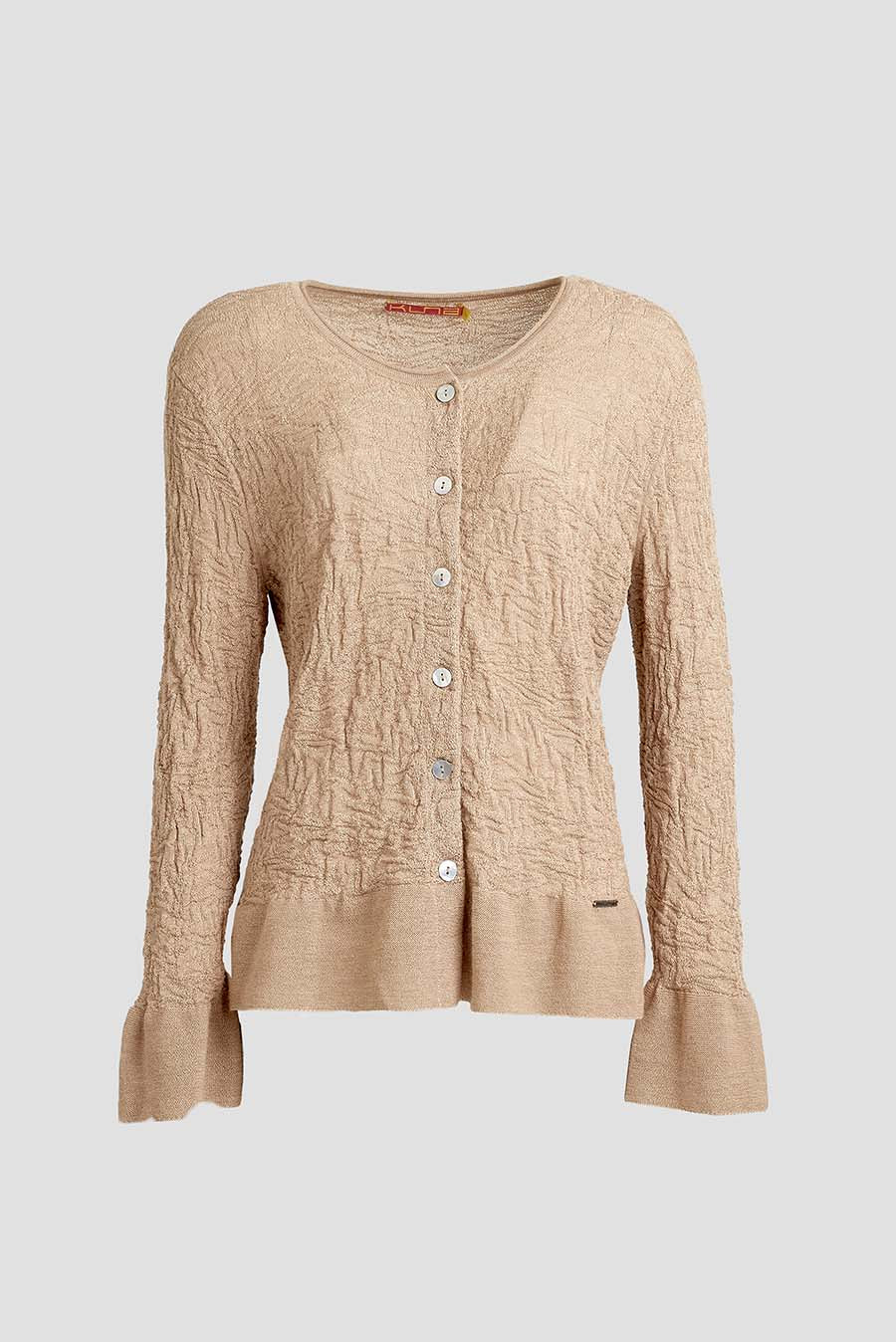 Cárdigan Wake Up De Baby Alpaca Color Beige