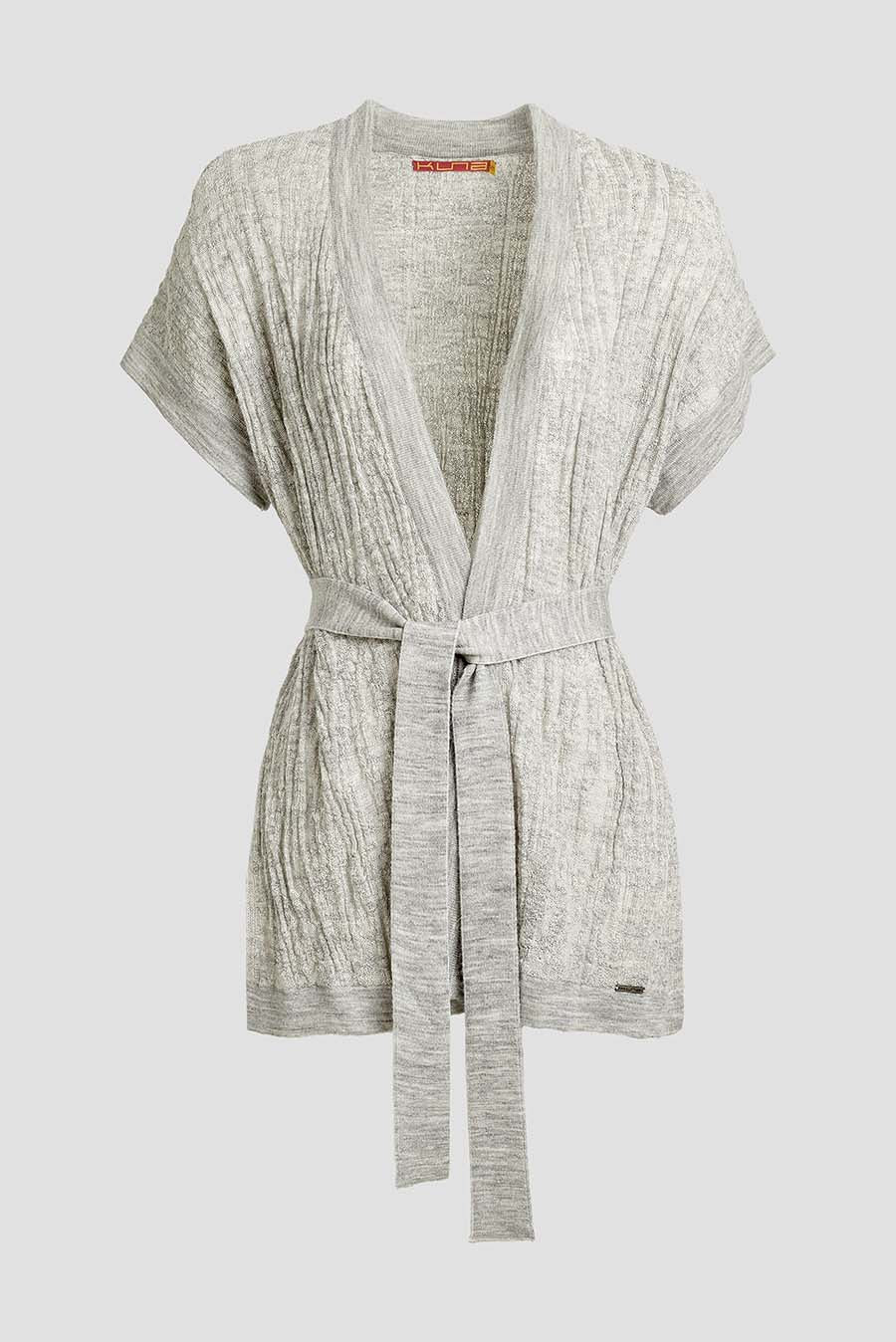 Chaleco Watermelon De Baby Alpaca Color Gris