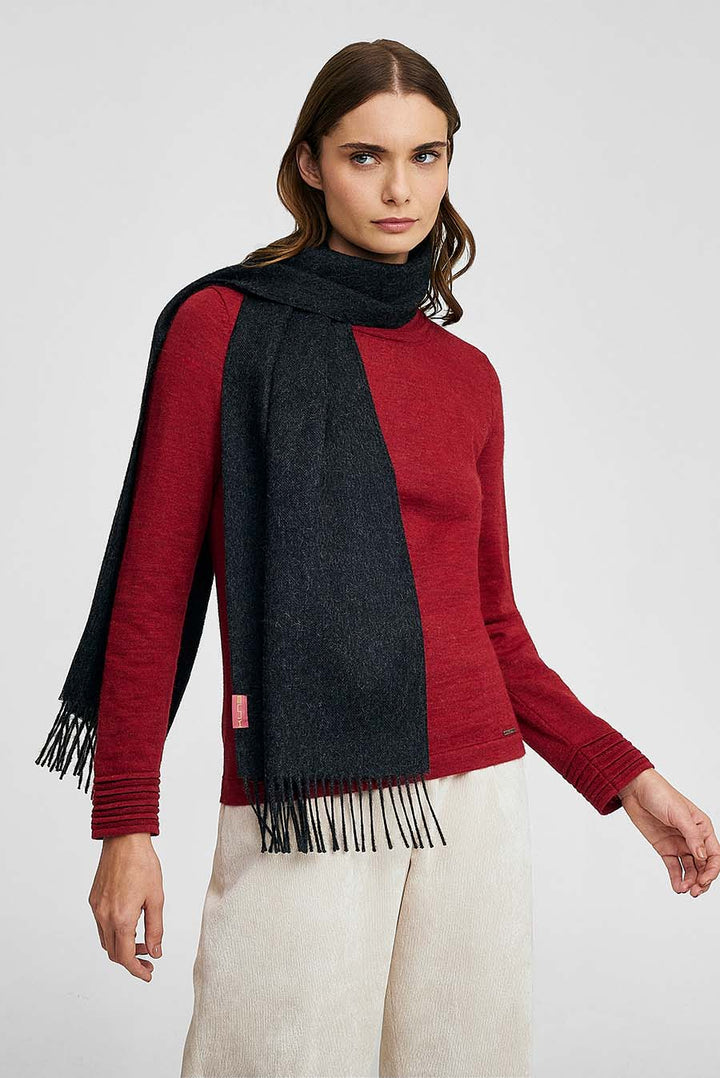 Bufanda Adrian De Baby Alpaca Color Anthracite
