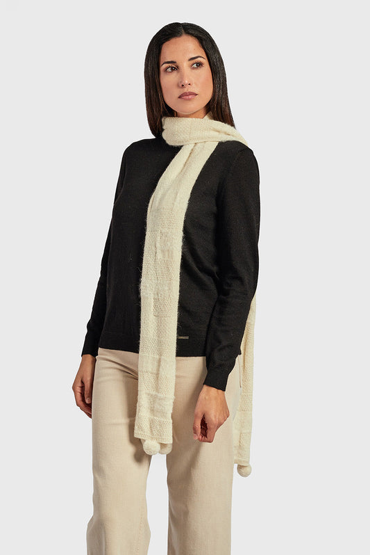 Chalina Wannabe De Baby Alpaca Color Ecru