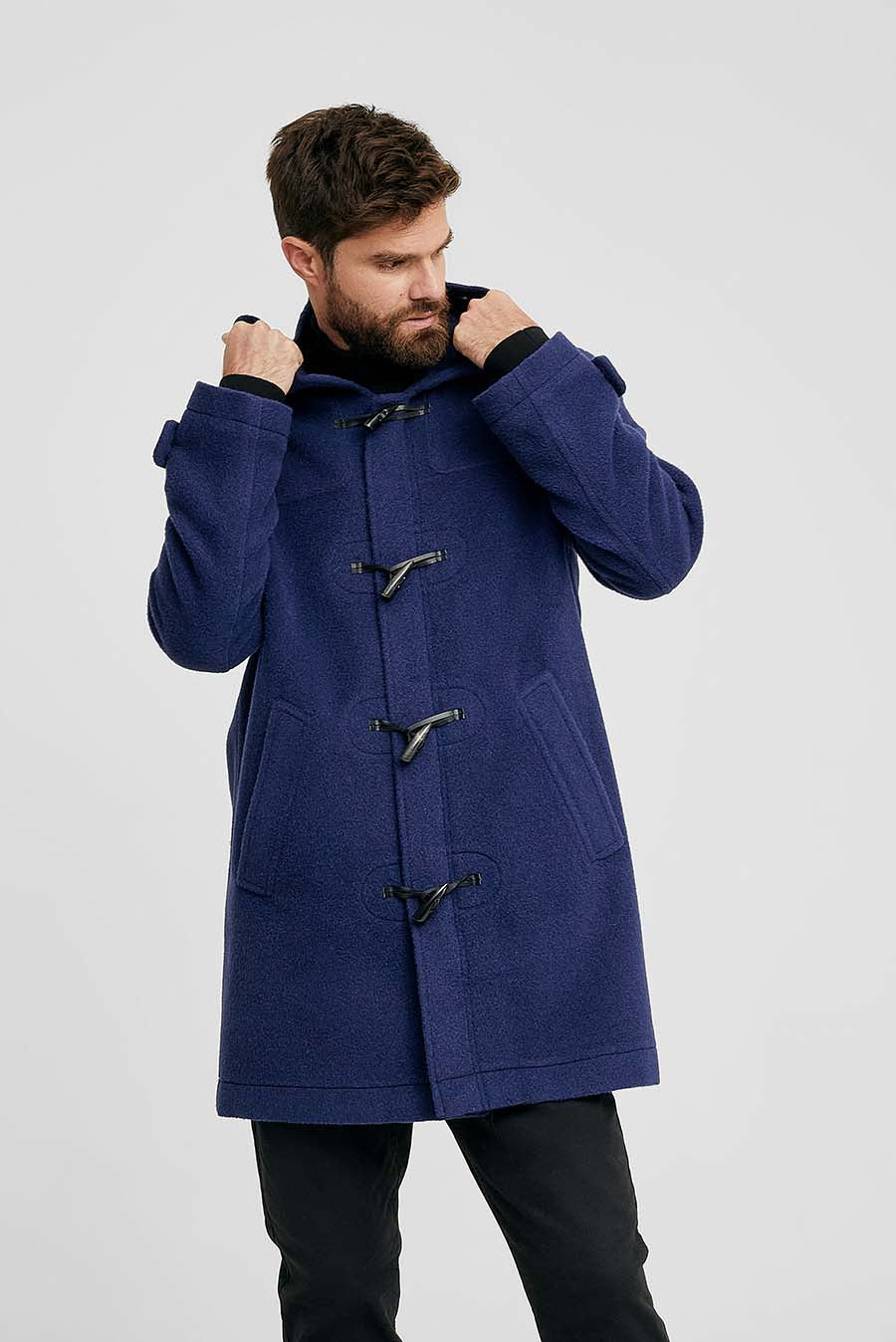 Saco Writer De Lana & Alpaca Color Darknavy
