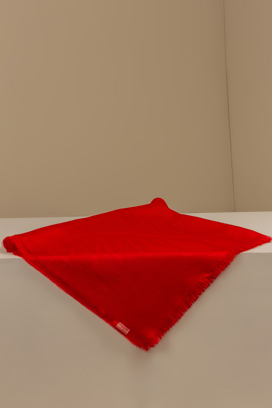Estola Ups De Baby Alpaca Color Rojo