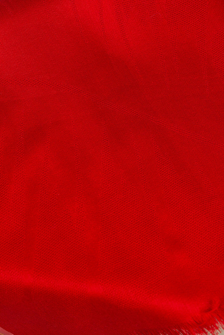 Estola Ups De Baby Alpaca Color Rojo
