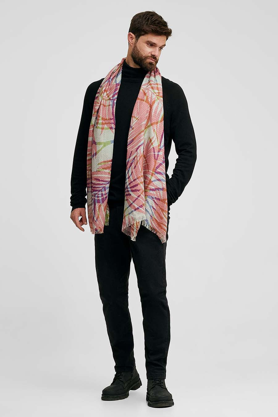 Estola Wiederman De Baby Alpaca Color Rosado