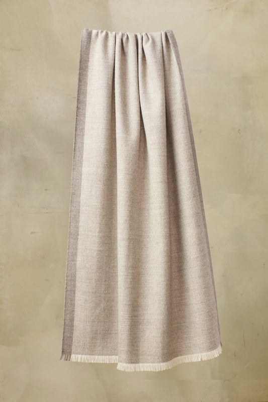 Estola Tag - B De Baby Alpaca Color Gris Claro