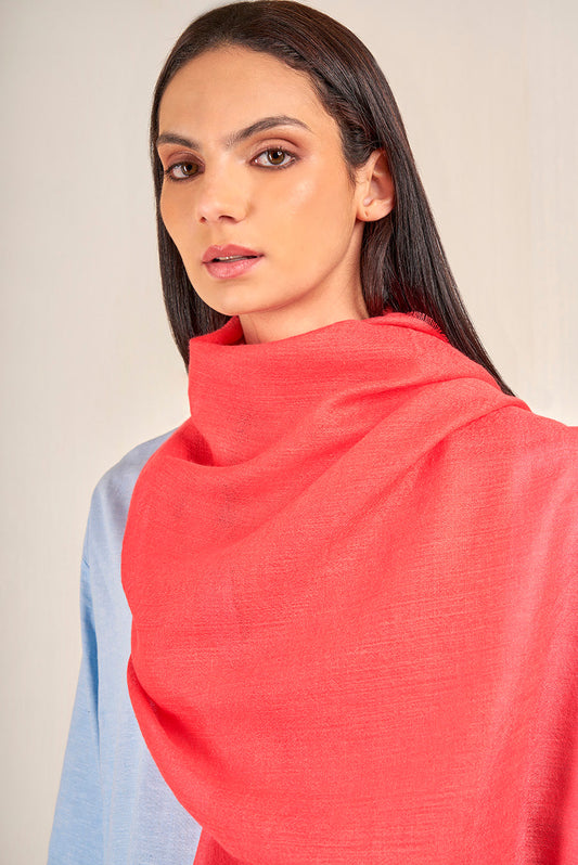 Estola Vercorin De Baby Alpaca Color Salmon