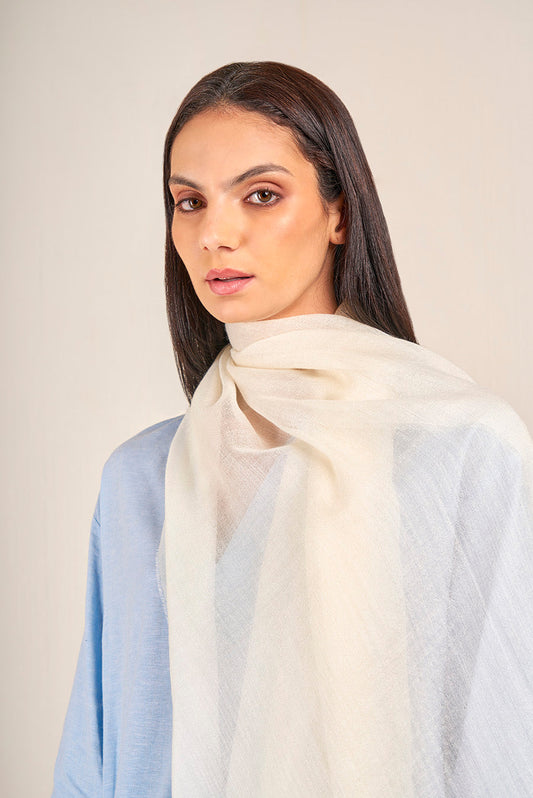 Estola Vercorin De Baby Alpaca Color Ecru