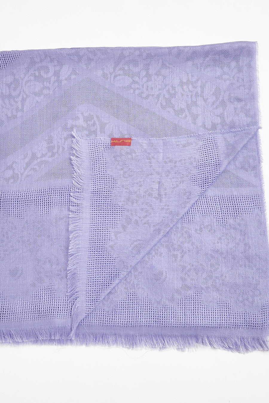 Estola Varsallo De Baby Alpaca Color Lila