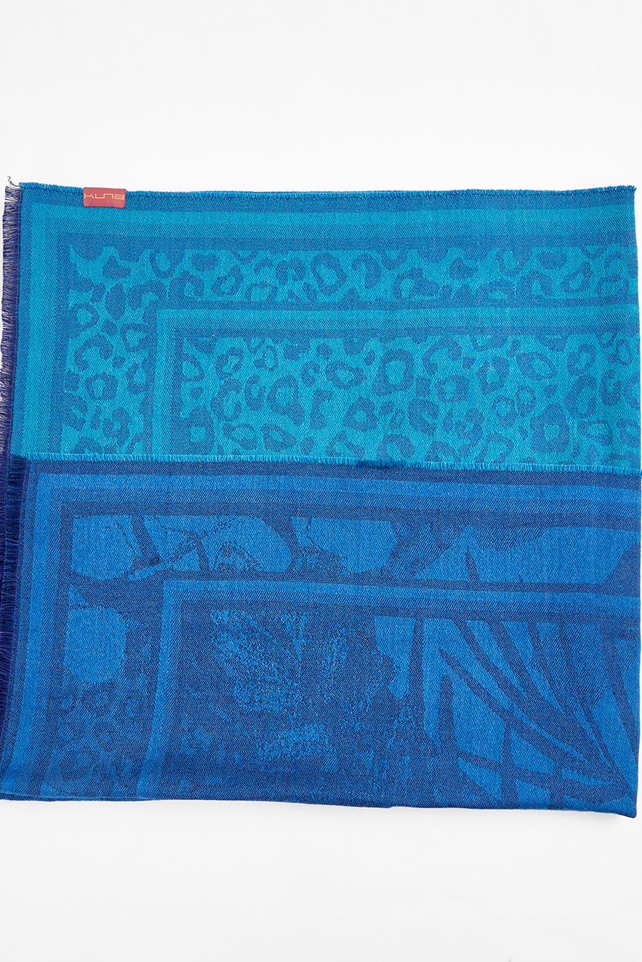 Estola Wuttenberg De Baby Alpaca & Seda Color Azul