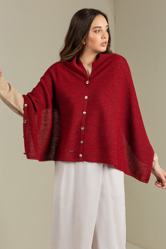 Estola Sacha De Baby Alpaca Color Redpepper