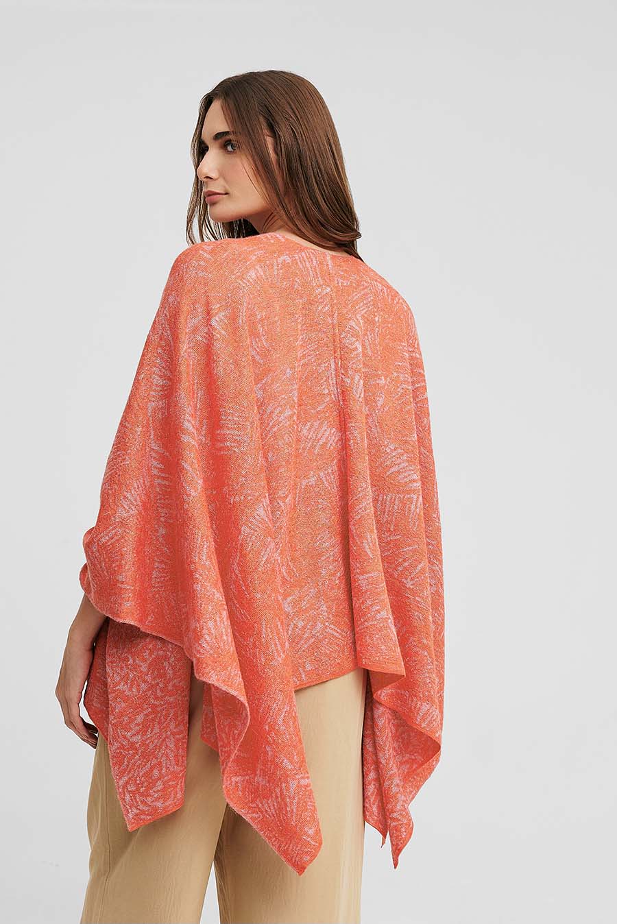 Capa Waikiki De Baby Alpaca Color Naranja