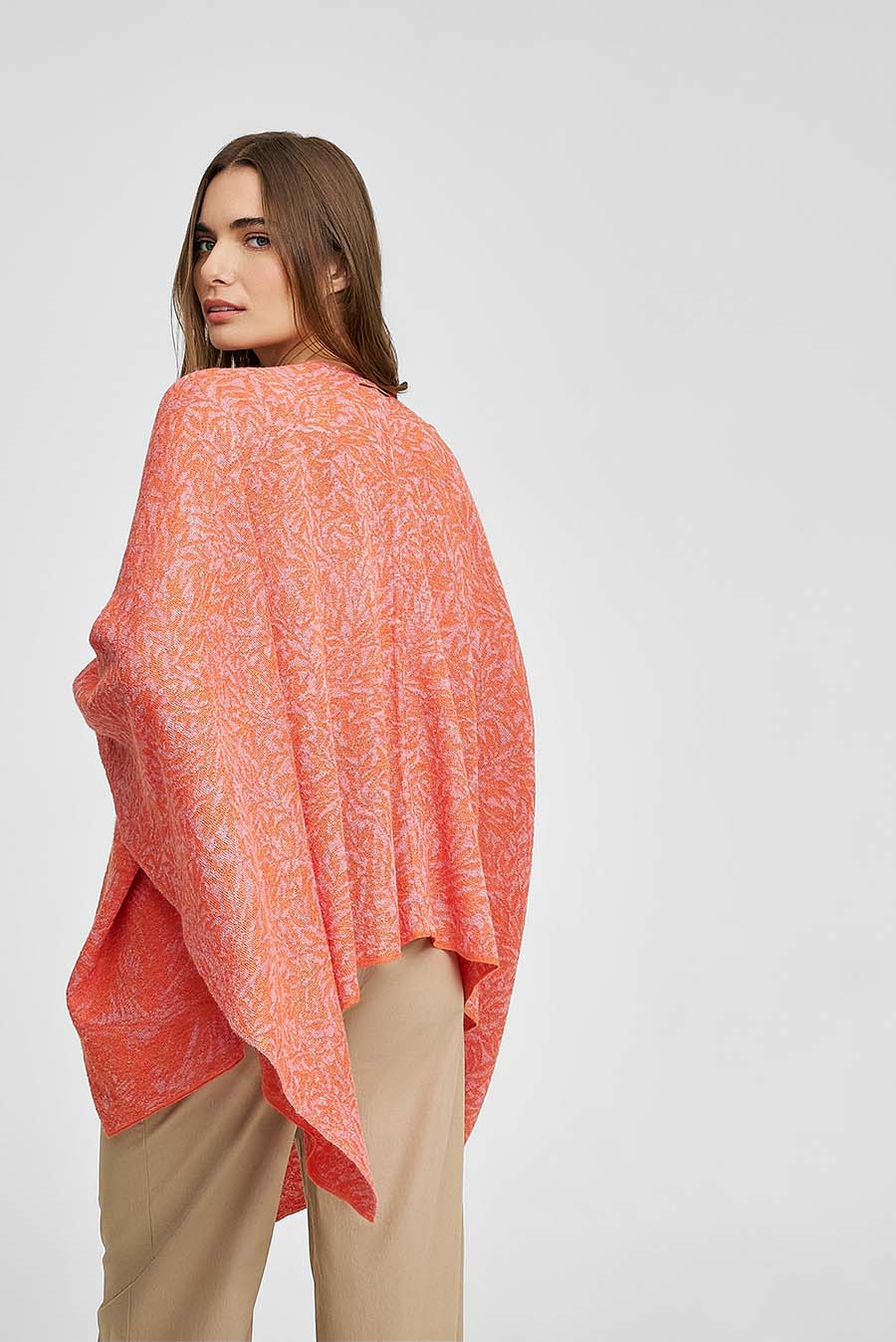Capa Waikiki De Baby Alpaca Color Naranja