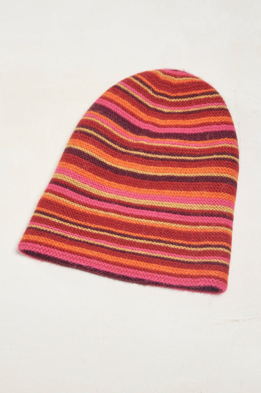 Gorro Solfa De Baby Alpaca Color Burgundy