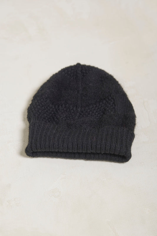 Gorro Stiva De Baby Alpaca Color Black