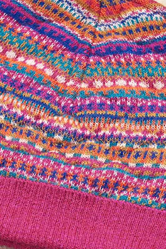 Gorro Titicaca De Baby Alpaca Color Capulina