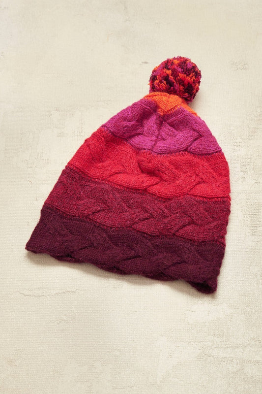 Gorro Twig De Baby Alpaca Color Burgundy