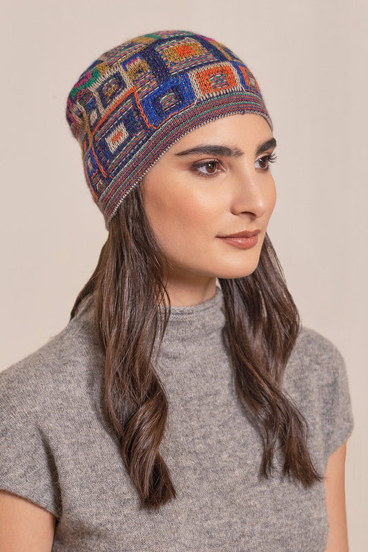 Gorro Vivaldi De Baby Alpaca Color Multi