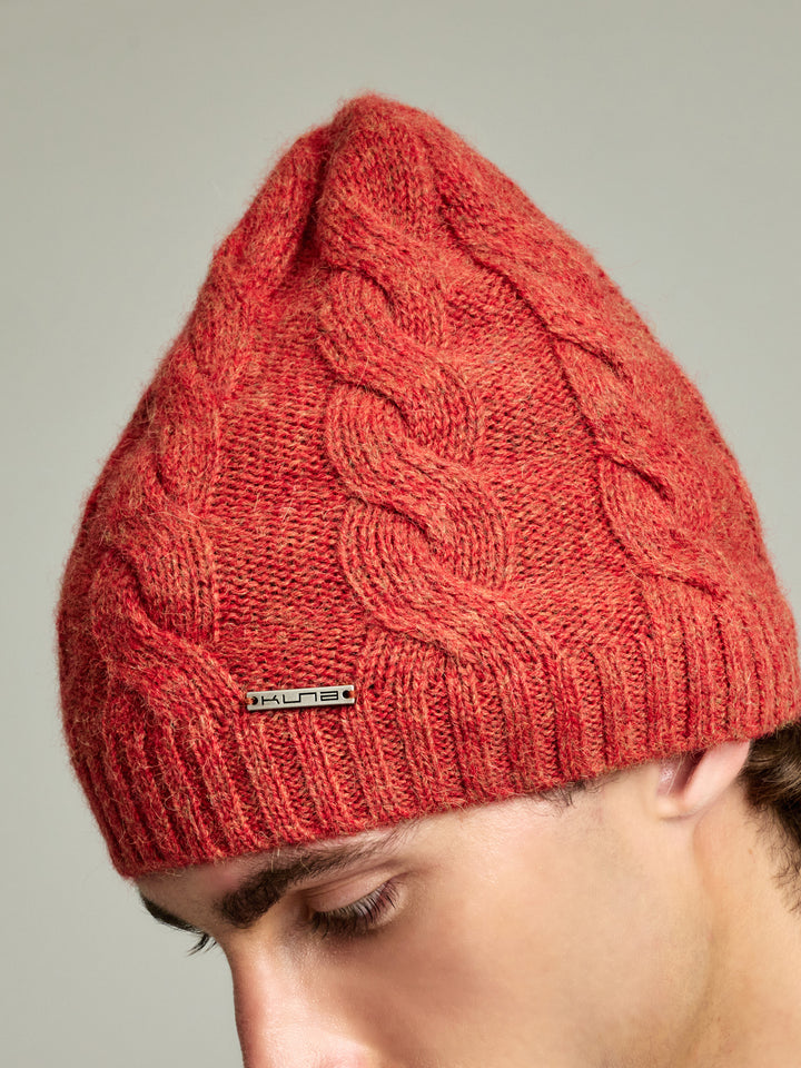 Gorro Yarela De Baby Alpaca Color Naranja