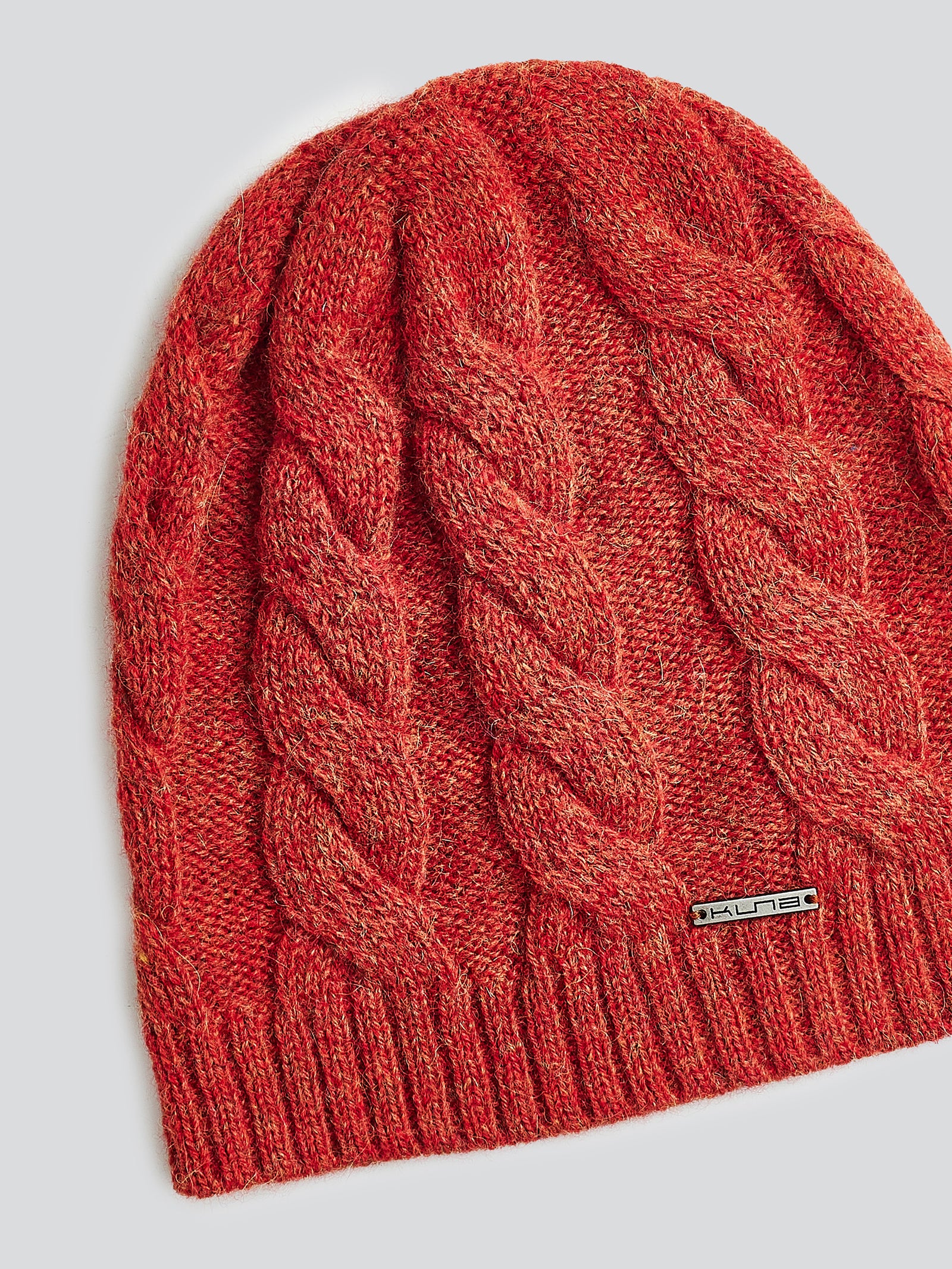 Gorro Yarela De Baby Alpaca Color Naranja