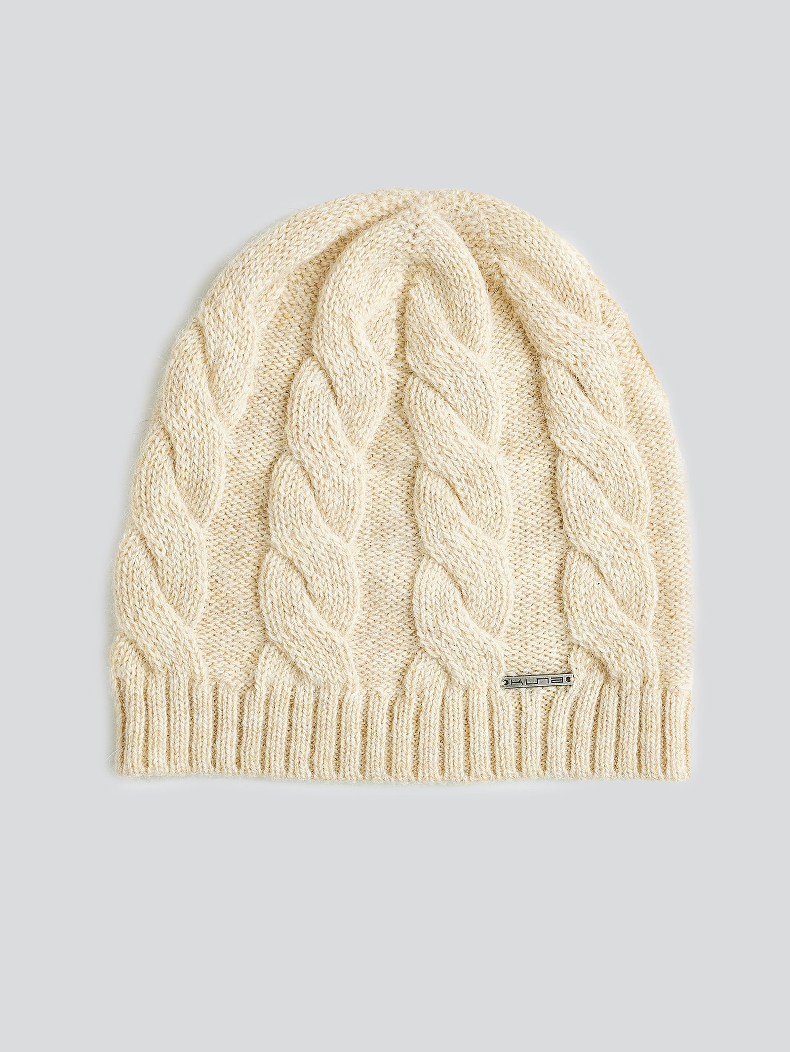 Gorro Yarela De Baby Alpaca Color Beige