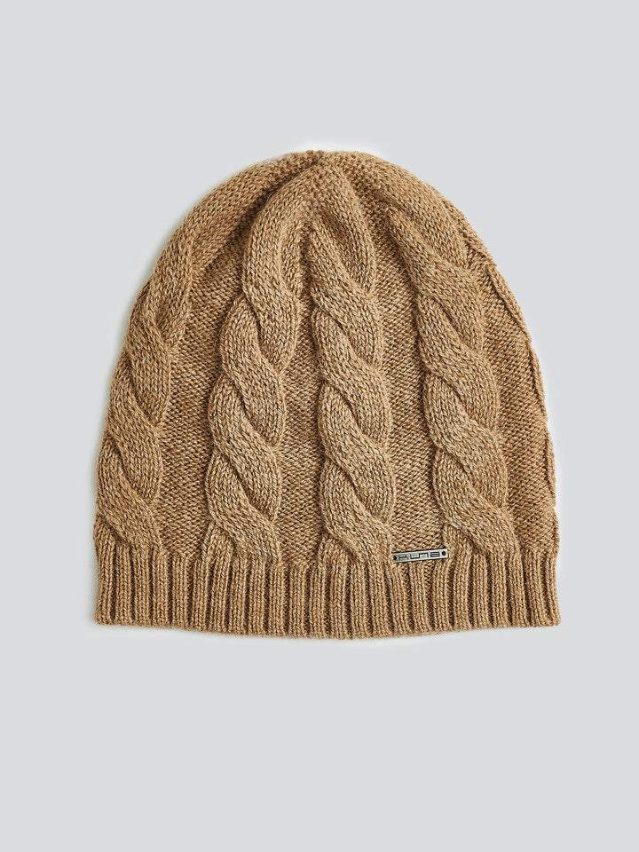 Gorro Yarela De Baby Alpaca Color Camel