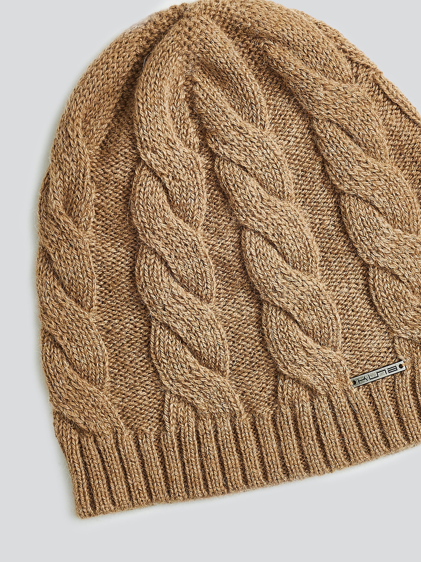 Gorro Yarela De Baby Alpaca Color Camel