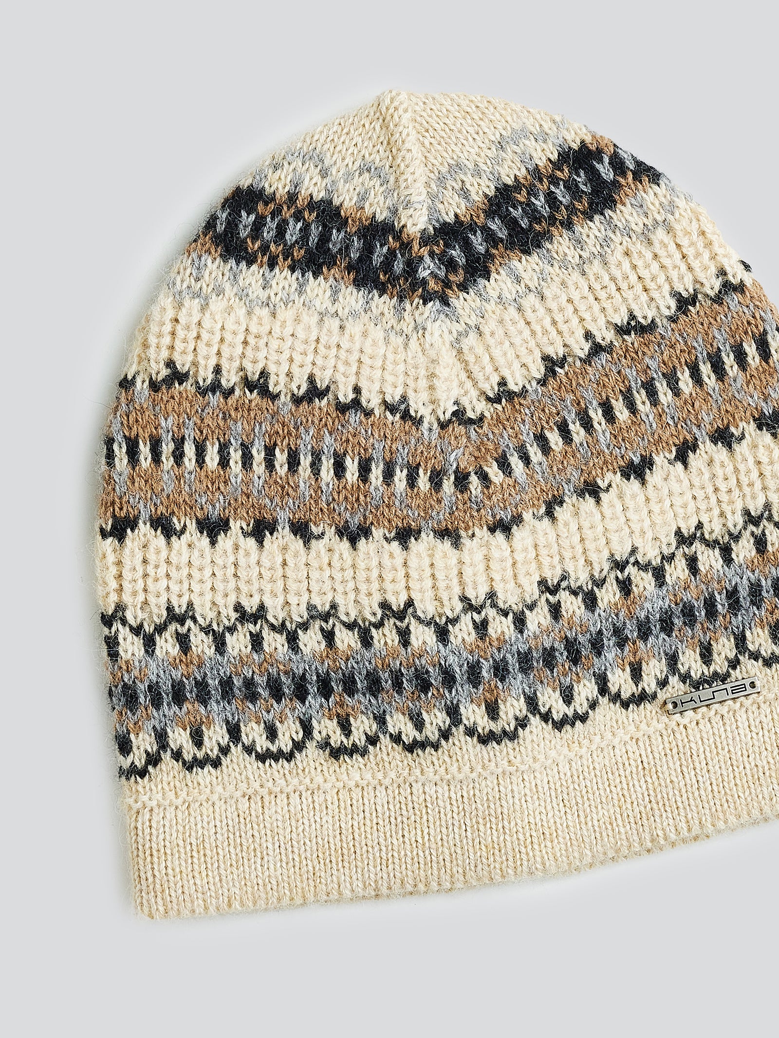 Gorro Yoke Hat De Baby Alpaca Color Beige
