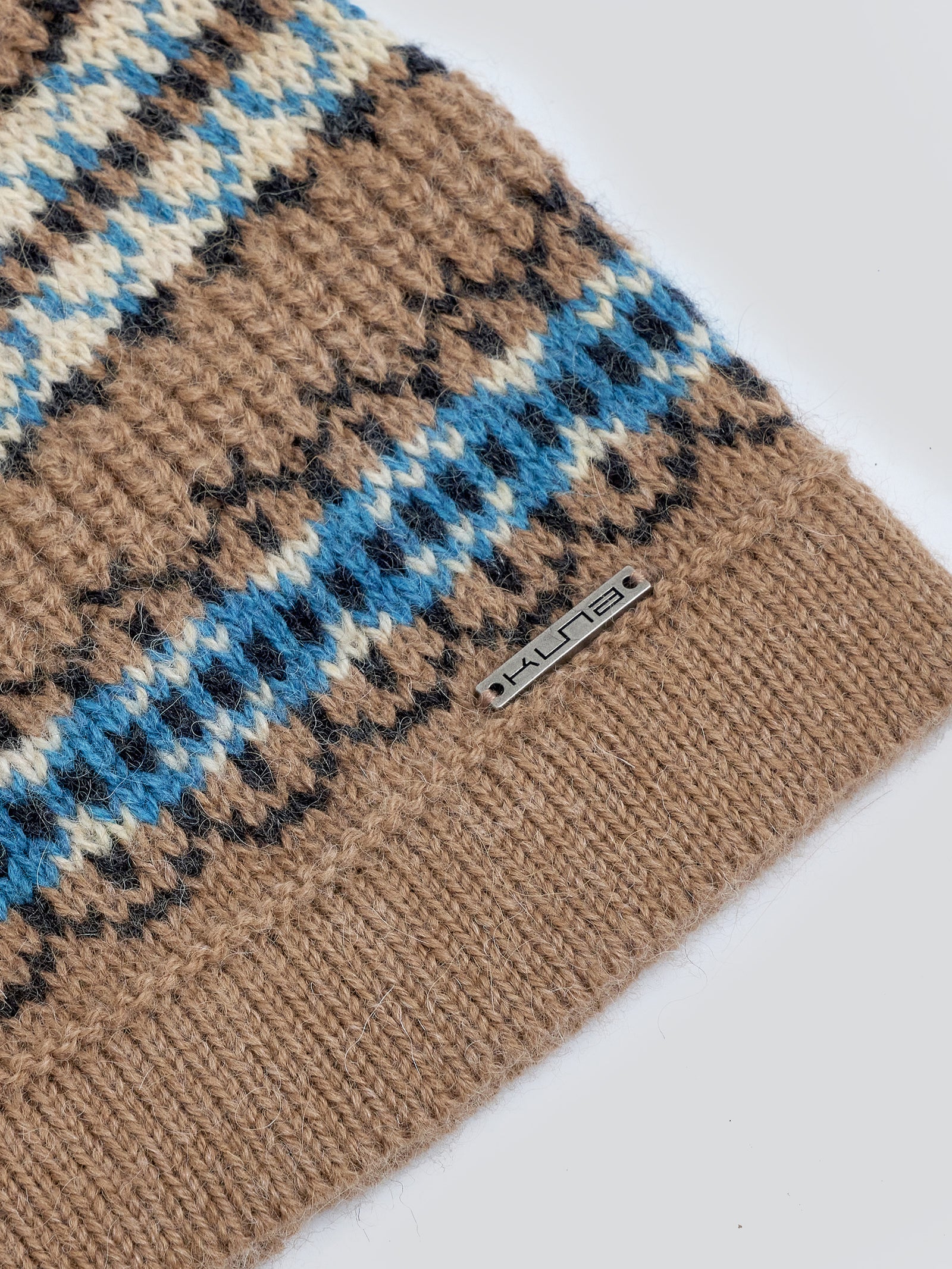 Gorro Yoke Hat De Baby Alpaca Color Camel