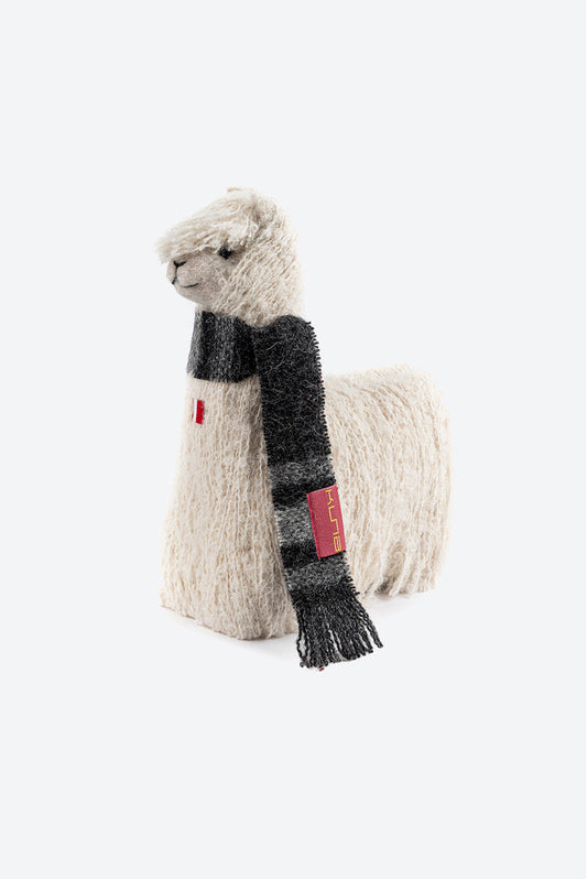 Peluche Rawa Grande De Alpaca Color Ecru